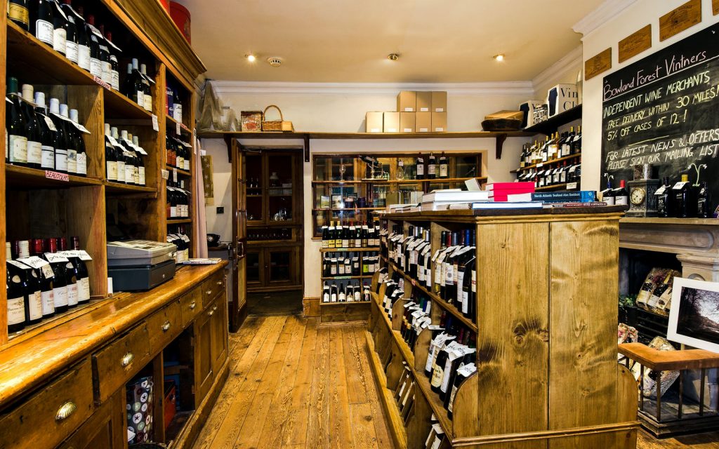 The Inn at Whitewell dining room set up for a private wine tasting