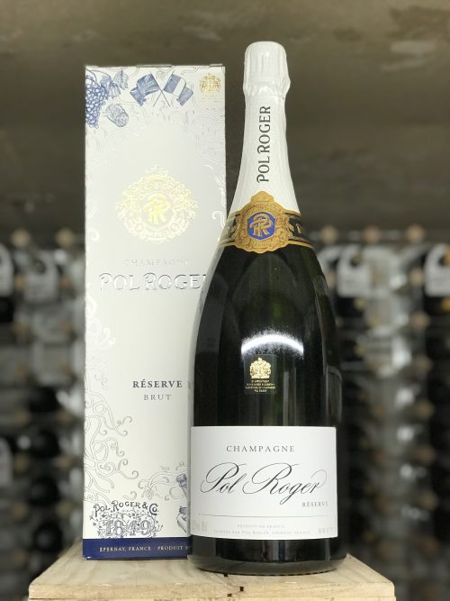 Bottle of Pol Roger 'White Foil' Brut Reserve NV (150cl), Bowland Forest Vintners