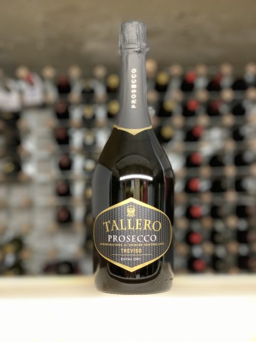 Bottle of Prosecco Tallero Vino Spumante Extra dry, Bowland Forest Vintners
