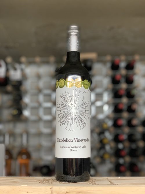 Bottle of Dandelion Vineyards Lioness of McLaren Vale Shiraz 2022, Australia, Bowland Forest Vintners