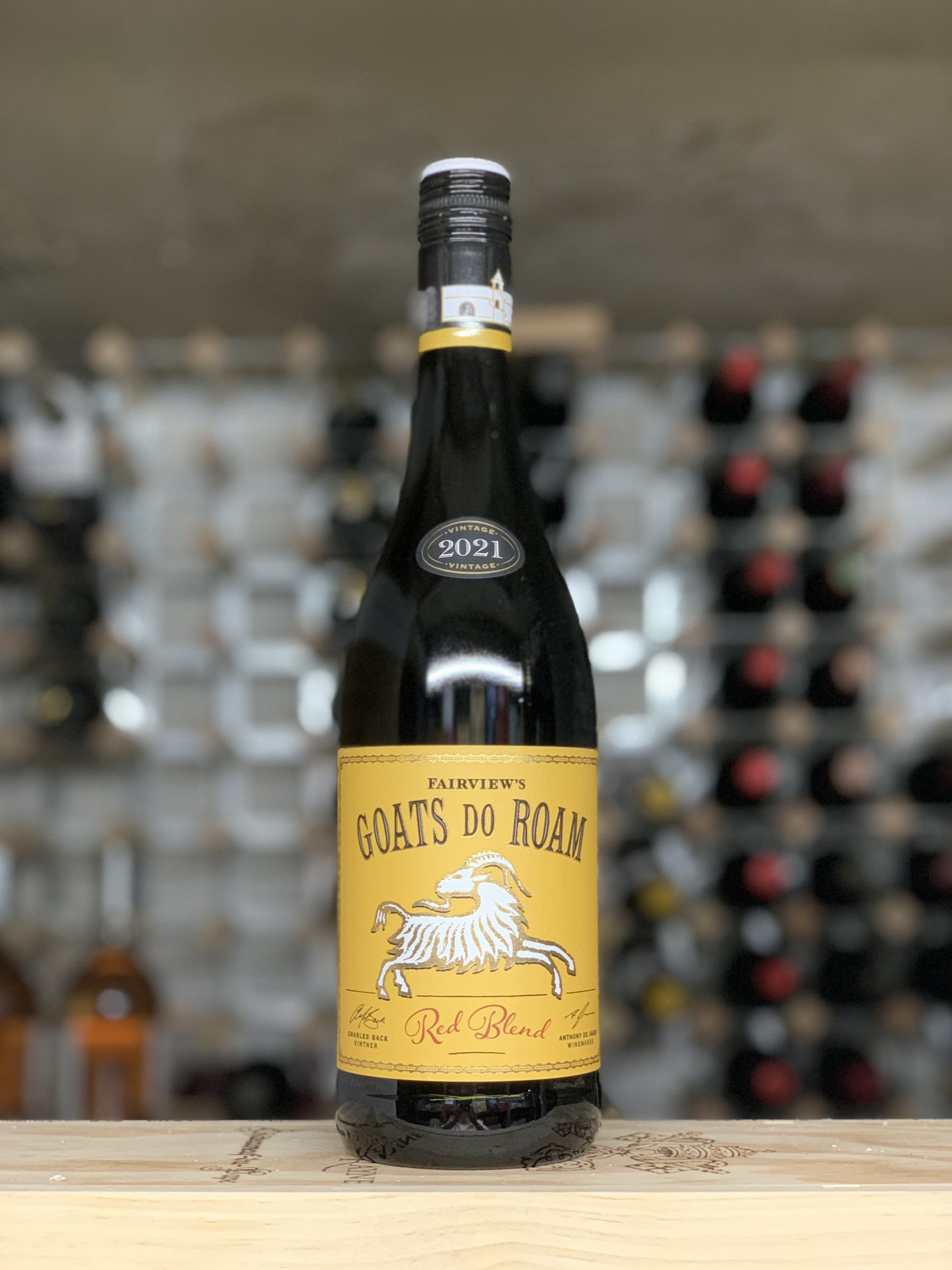 Bottle of Fairview's Goats do Roam Red Blend 2023, Western Cape, Bowland Forest Vintners