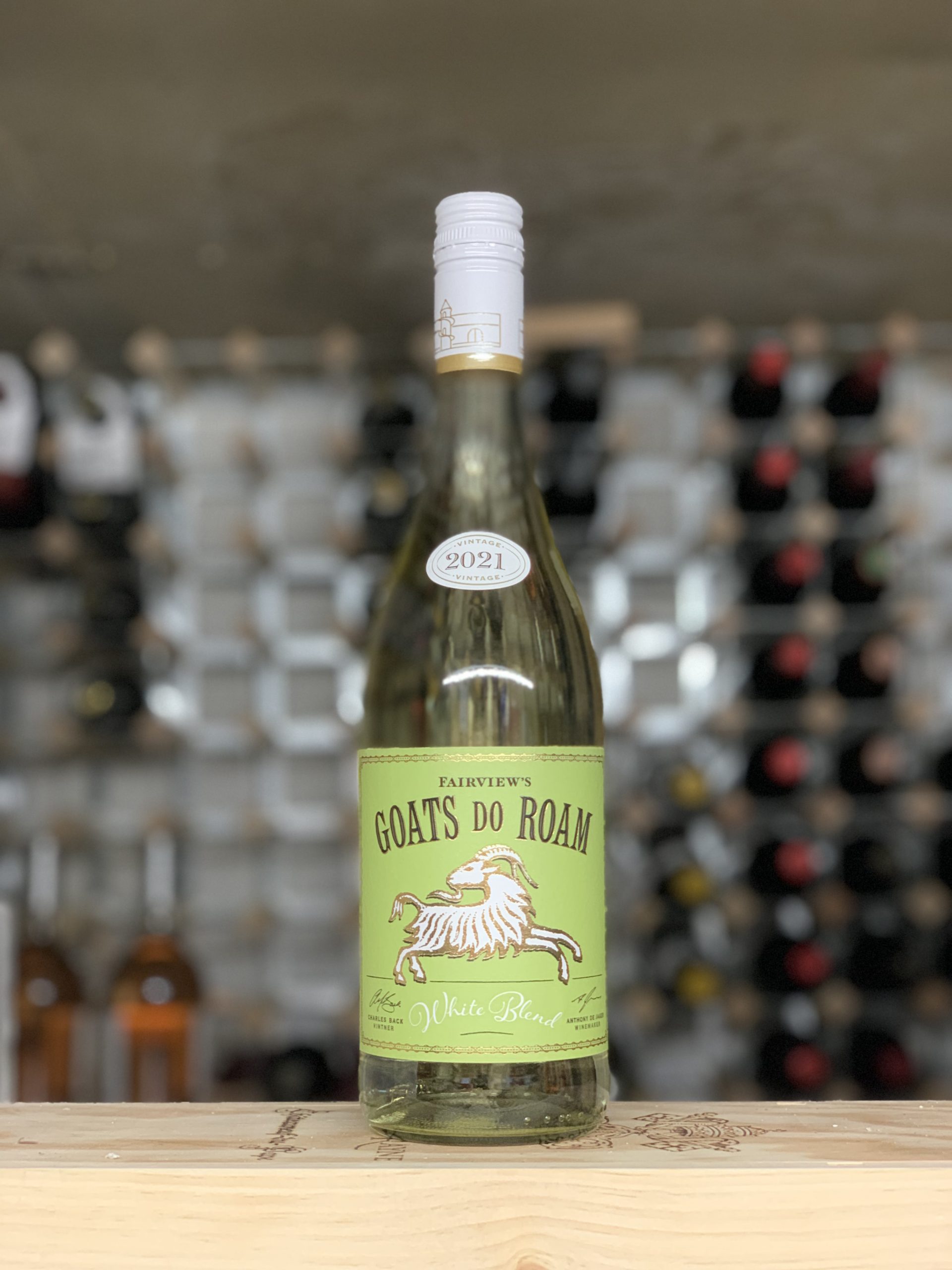 Bottle of Fairview's Goats do Roam White Blend 2023, Western Cape, Bowland Forest Vintners