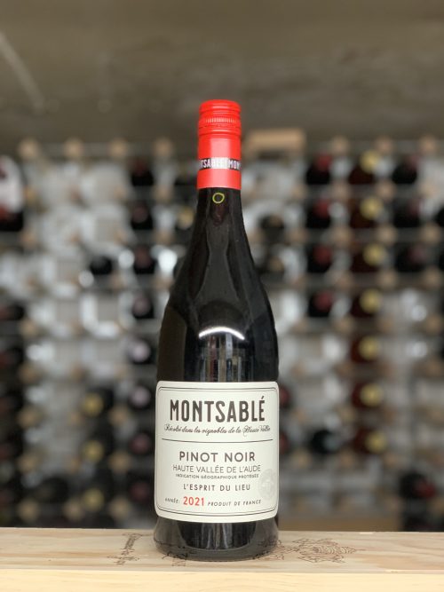 Bottle of Montsable Pinot Noir 2024, Languedoc, Bowland Forest Vintners
