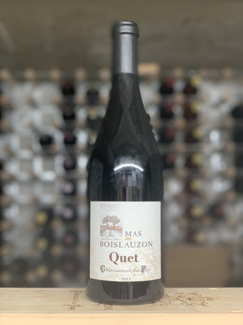 Bottle of Domaine Mas de Boislauzon Chateauneuf du Pape Cuvee du Quet 2012, Rhone Valley, Bowland Forest Vintners