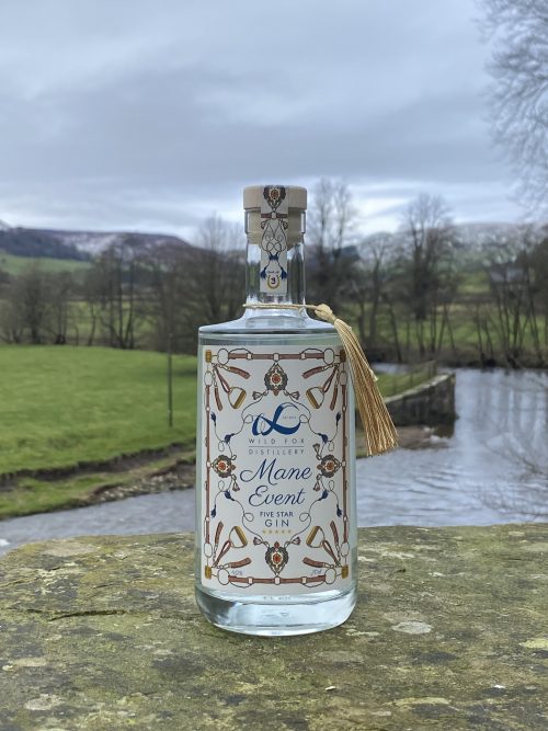 Bottle of Wild Fox Gin - Mane Event Five Star Gin, Bowland Forest Vintners