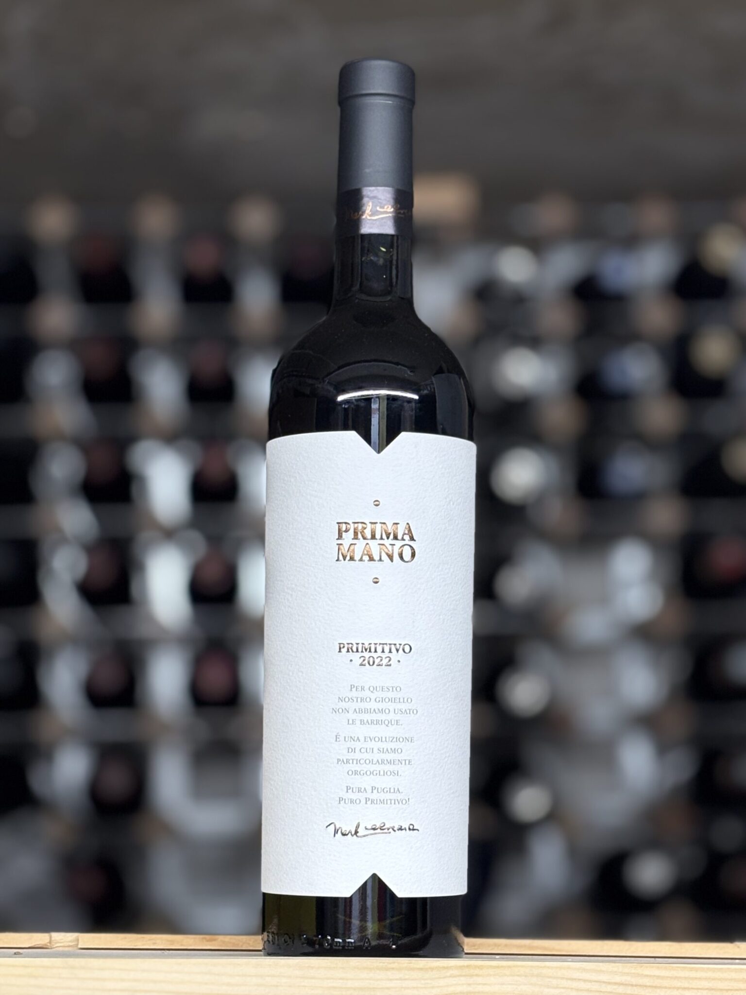 Bottle of A Mano 'Prima Mano' Primitivo 2022, Puglia, Bowland Forest Vintners