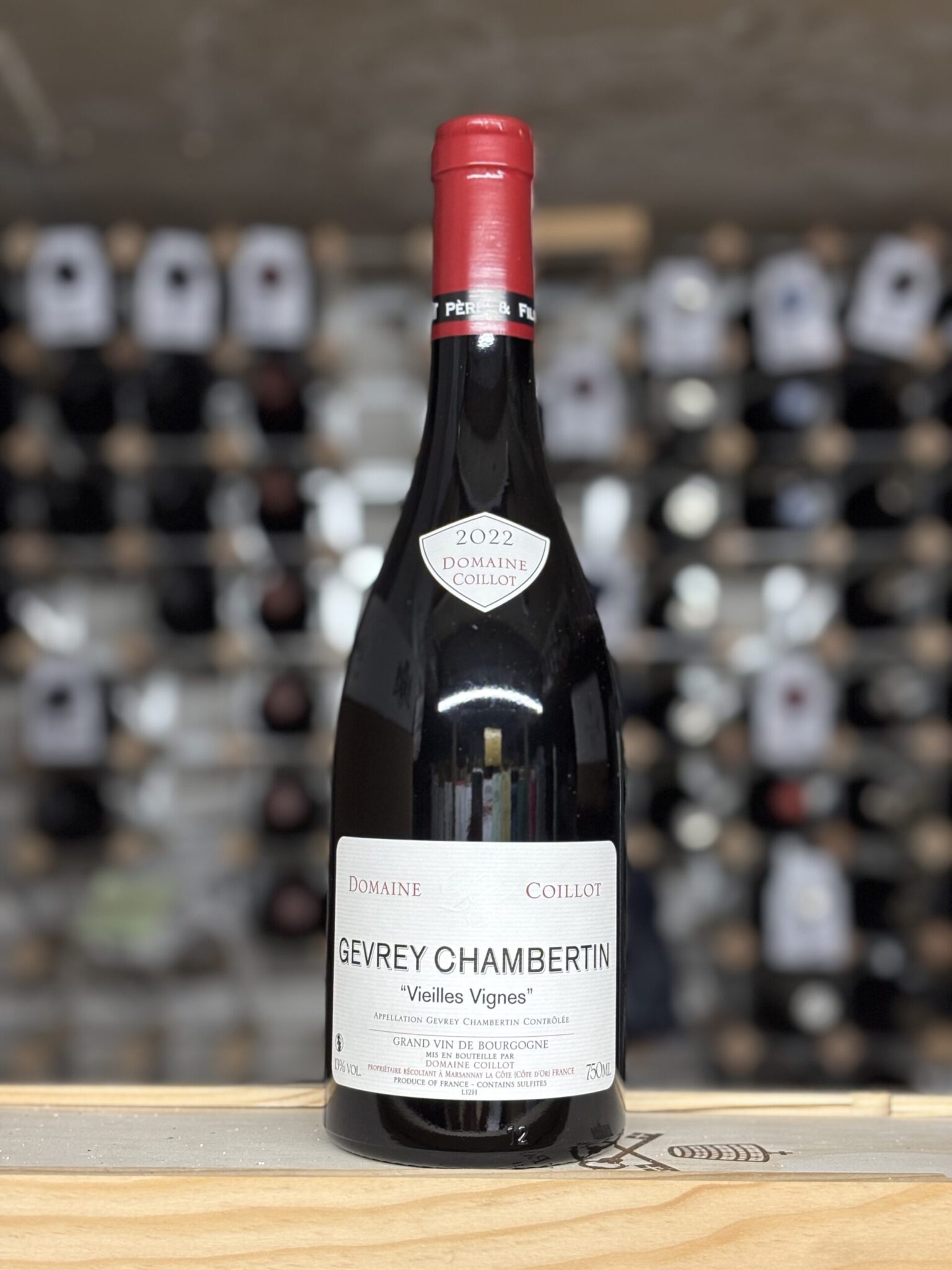 Bottle of Domaine Coillot Gevrey Chambertin Vieilles Vignes 2022, Burgundy, Bowland Forest Vintners