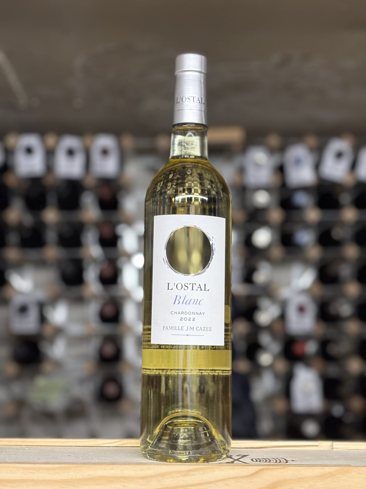 Bottle of Famille J M Cazes L'Ostal Blanc Chardonnay 2022, Languedoc, Bowland Forest Vintners