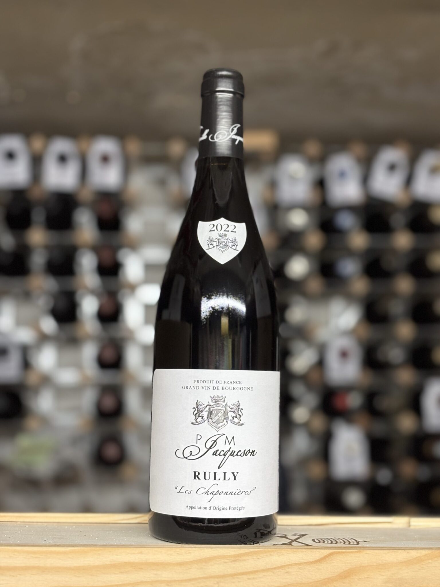 Bottle of Domaine P & M Jacqueson Rully 'Les Chaponnieres' 2022, Burgundy, Bowland Forest Vintners