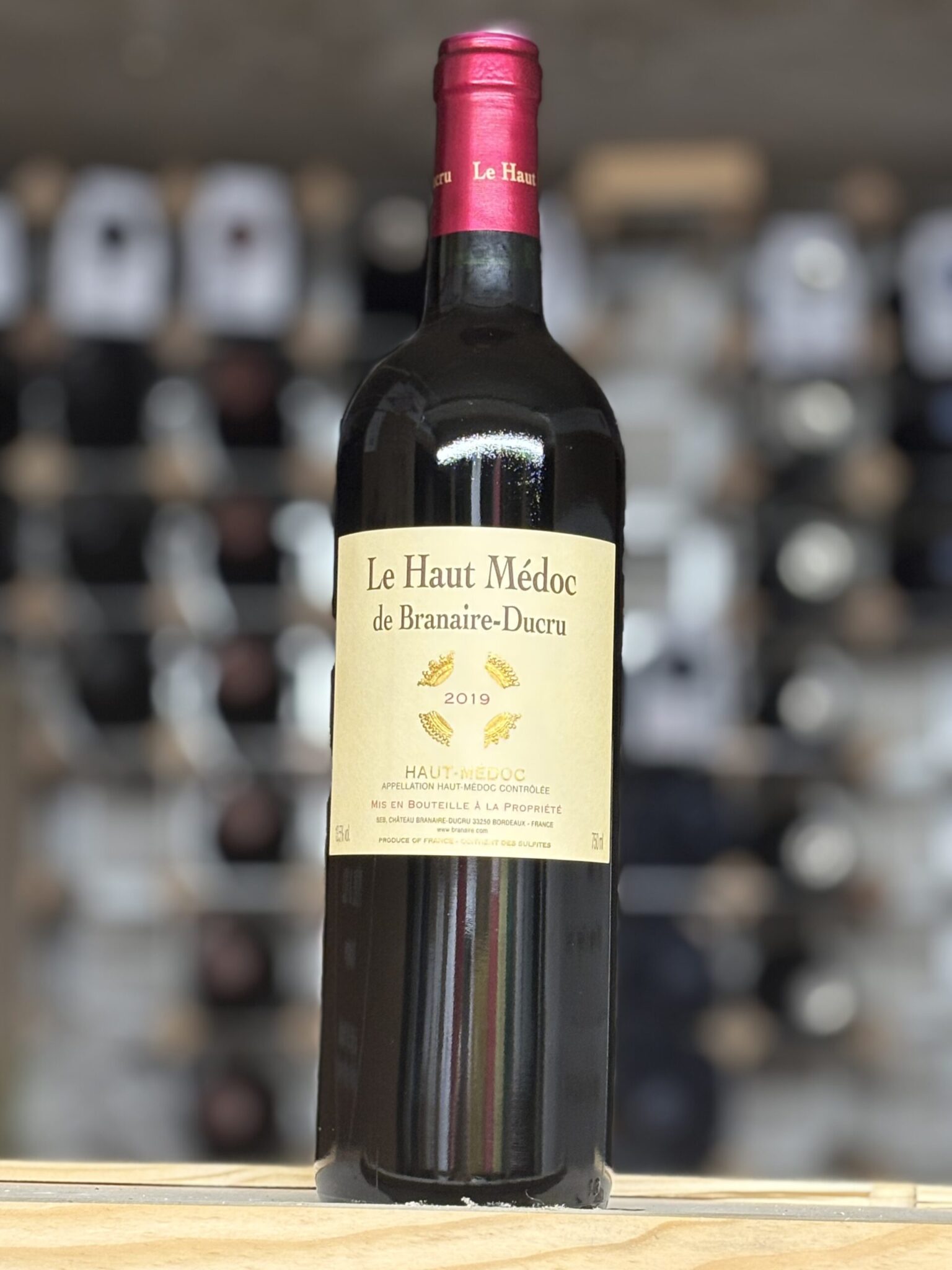 Bottle of Le Haut Medoc de Branaire-Ducru 2019, Bordeaux, Bowland Forest Vintners