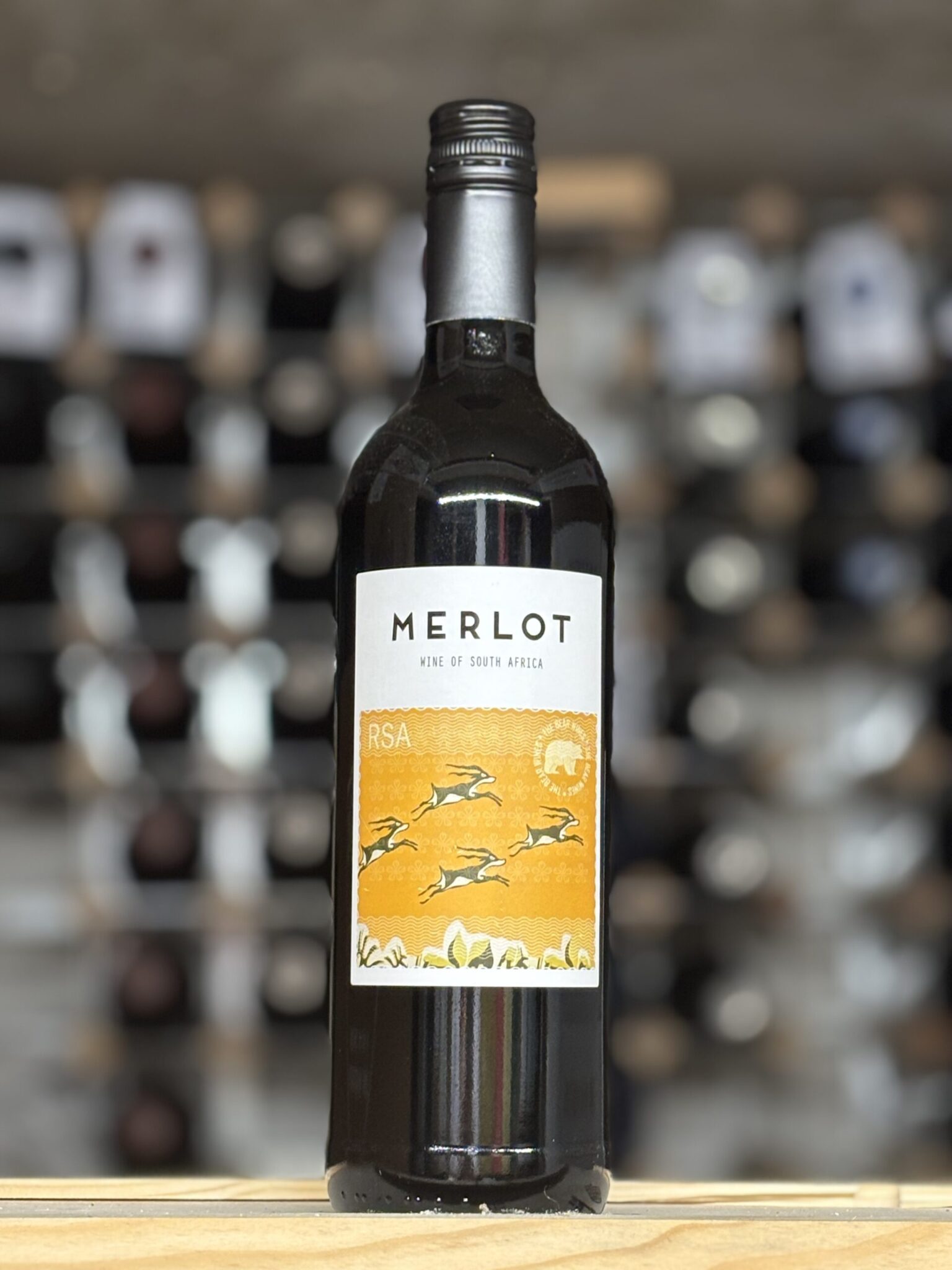 Bottle of The Bear Merlot 2022, Paarl, Bowland Forest Vintners