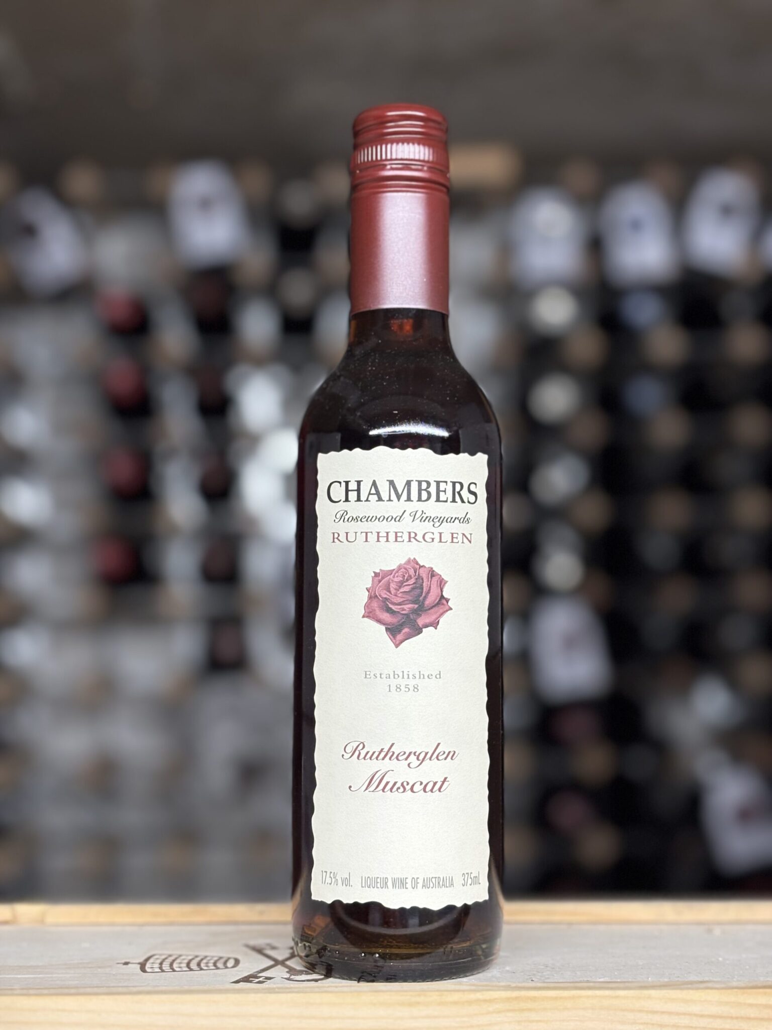 Bottle of Chambers Rosewood Vineyards Rutherglen Muscat, Victoria 37.5cl, Bowland Forest Vintners