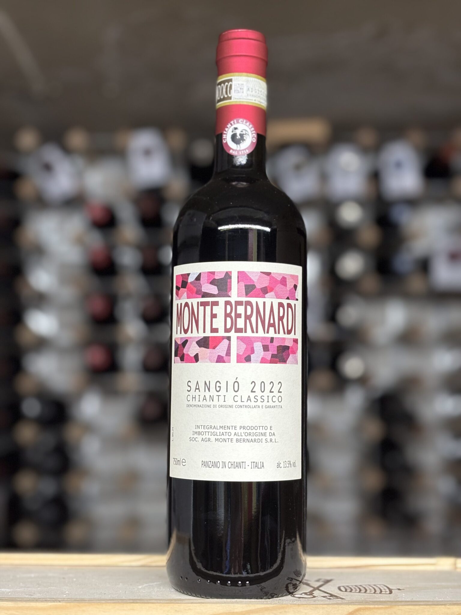 Bottle of Monte Bernardi Sangio Chianti Classico 2022, Tuscany, Bowland Forest Vintners