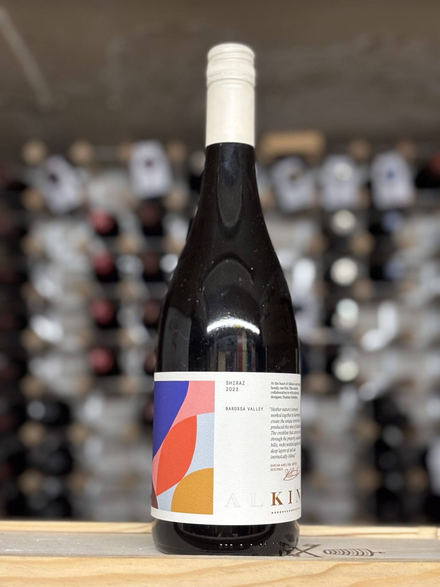 Bottle of Alkina Estate KIN Shiraz 2023, Barossa Valley, Bowland Forest Vintners