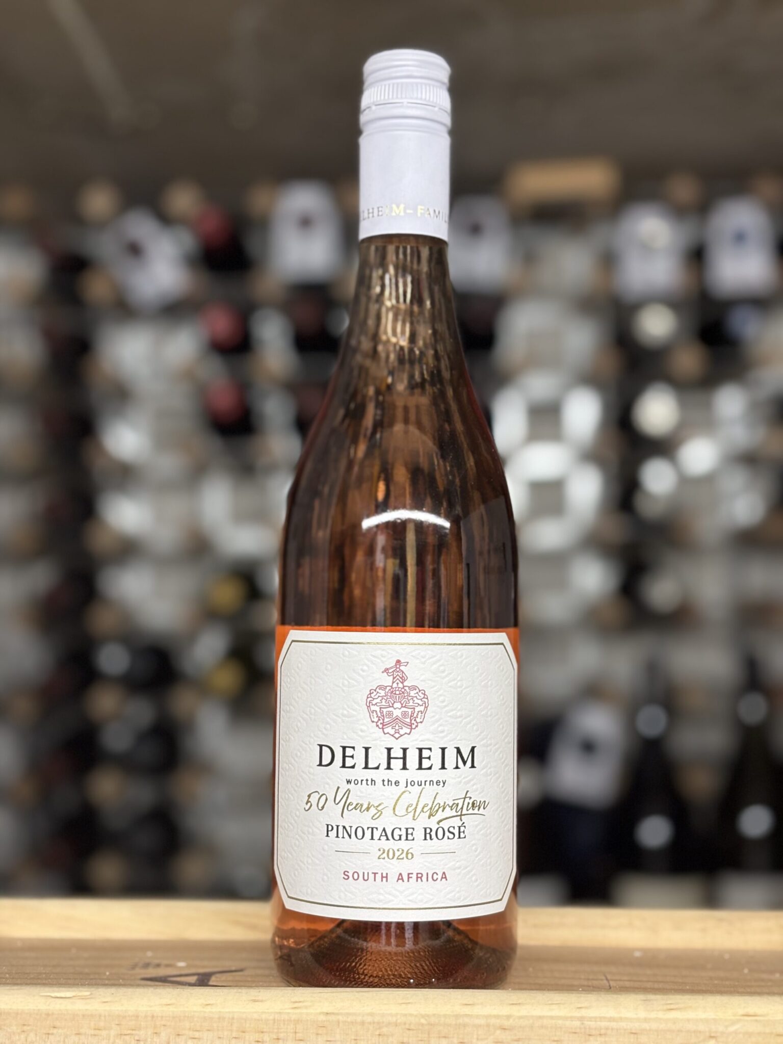 Bottle of Delheim Pinotage Rose 2026, Stellenbosch, Bowland Forest Vintners